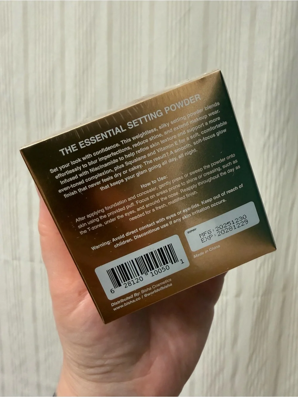 NIB⚡️ BISHA ESSENTIAL SETTING POWDER - TOKYO TRANSLUCENT